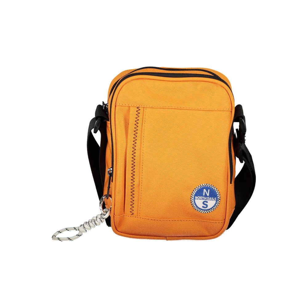Orange Polyester Shoulder Bag