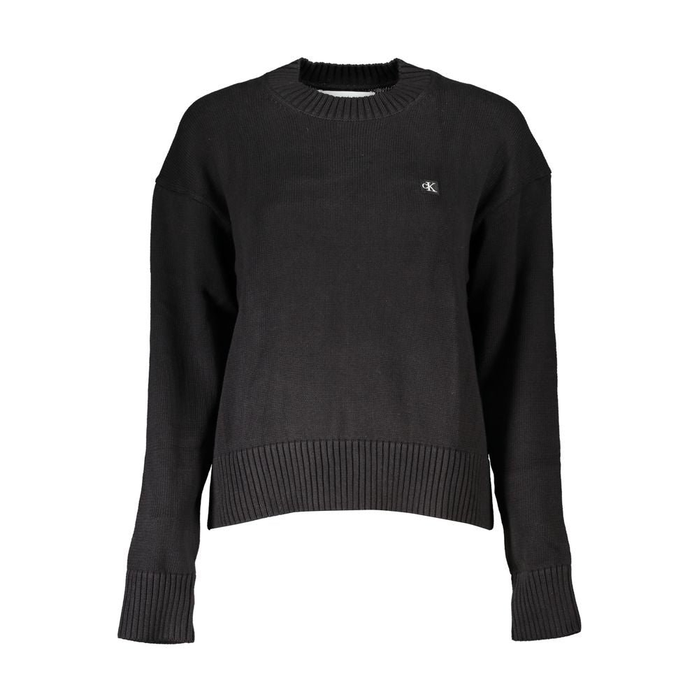 Calvin Klein Black Cotton Women's Sweater - Luxe Marca