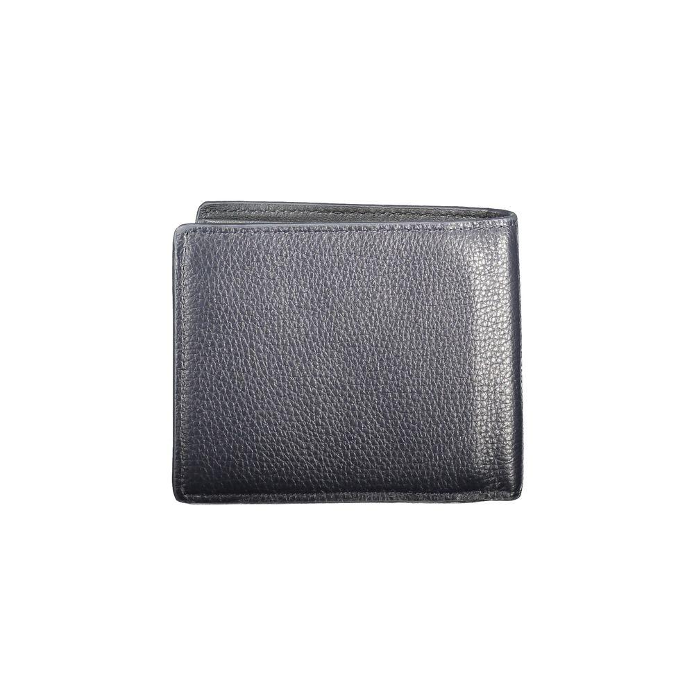 Blue Leather Men Wallet