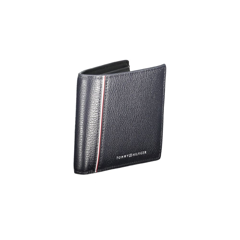 Blue Leather Men Wallet