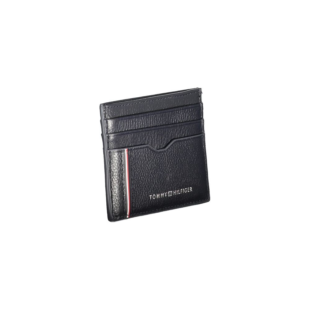 Blue Leather Men Wallet