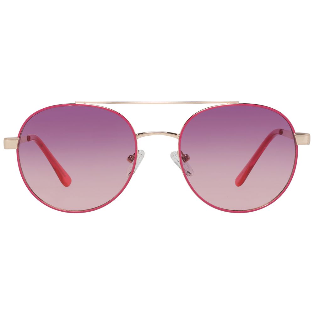 نظارة شمسية نسائية باللون الوردي من Guess
