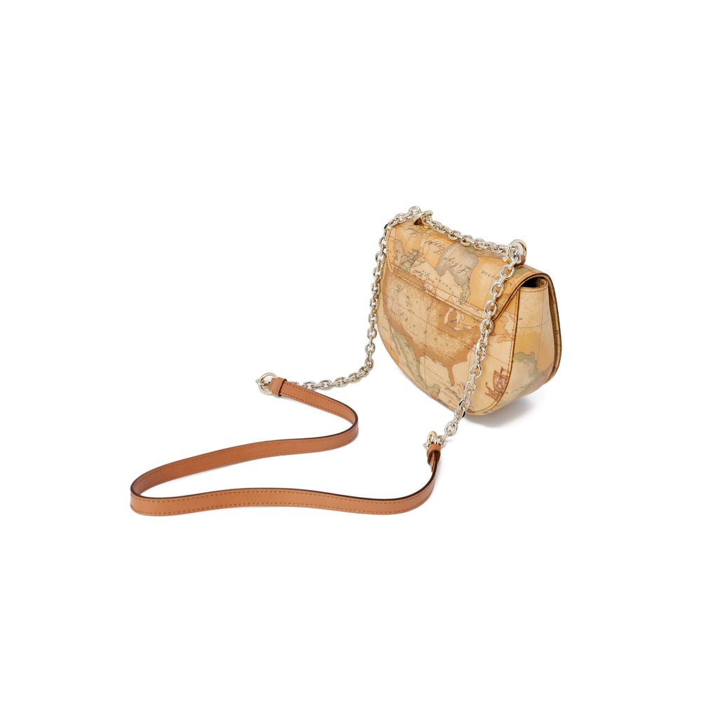 Alviero Martini Prima Classe Beige Leather Handbag - Luxe Marca