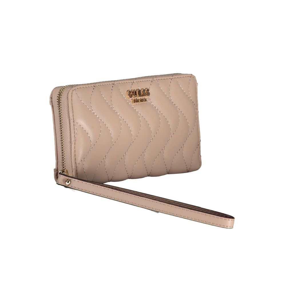 Pink Polyethylene Women Wallet