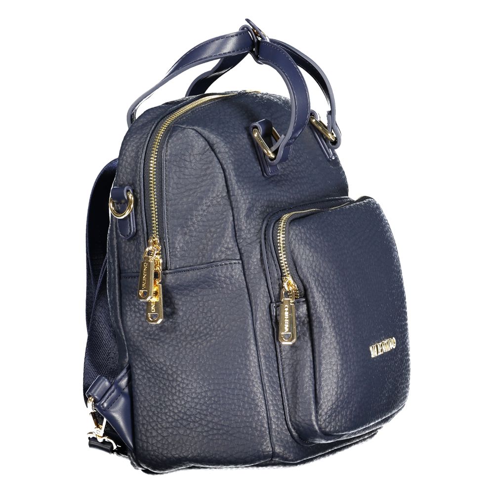 Mario Valentino Blue Polyethylene Women Backpack