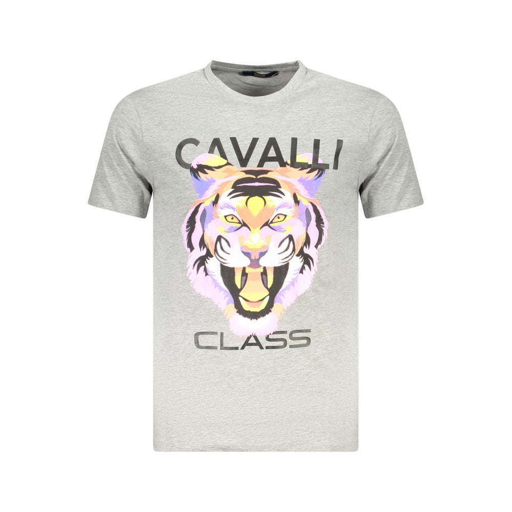 Gray Cotton Mens TShirt