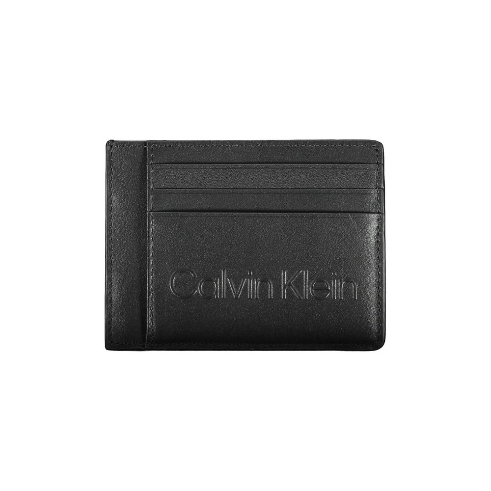 Calvin Klein Black Polyethylene Men Wallet - Luxe Marca