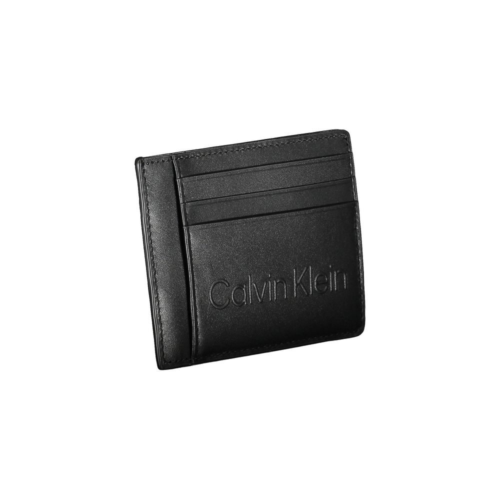 Calvin Klein Black Polyethylene Men Wallet - Luxe Marca