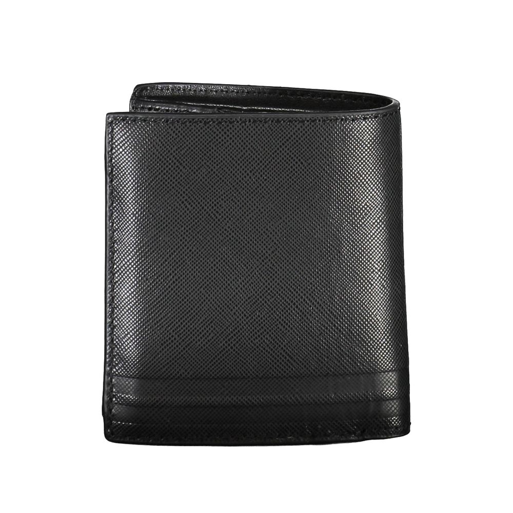 Tommy Hilfiger Black Leather Men Wallet - Luxe Marca