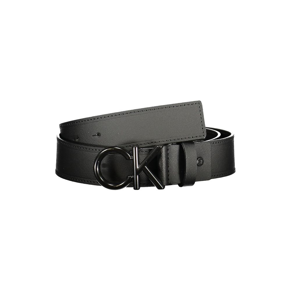 Black Leather Men Belt