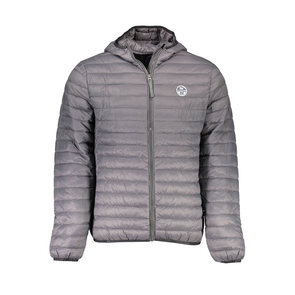Brown Polyamide Men Jacket