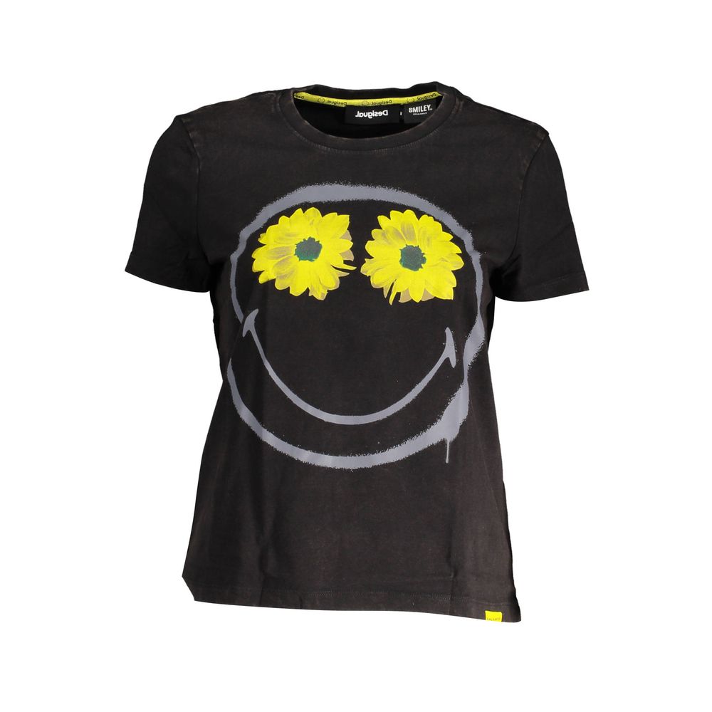 Black Cotton Women Top