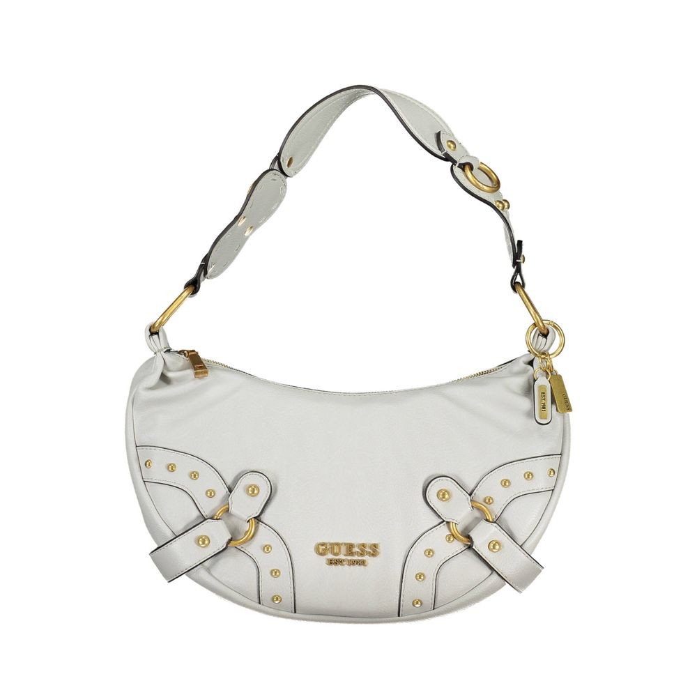 Gray Polyethylene Women Handbag