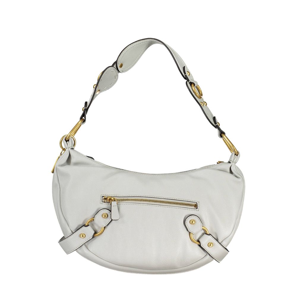 Gray Polyethylene Women Handbag