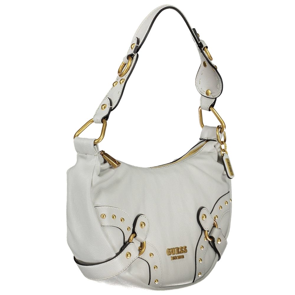 Gray Polyethylene Women Handbag