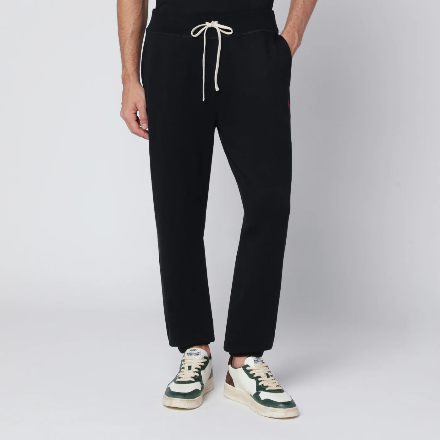 Polo Ralph Lauren Black cotton-blend jogging trousers