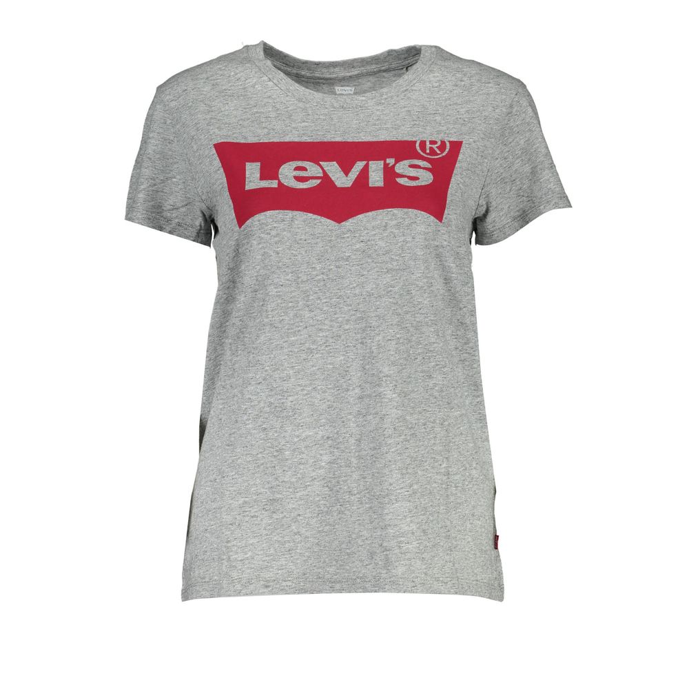 Levi's Grigio Cotton Women T-Shirt - Luxe Marca