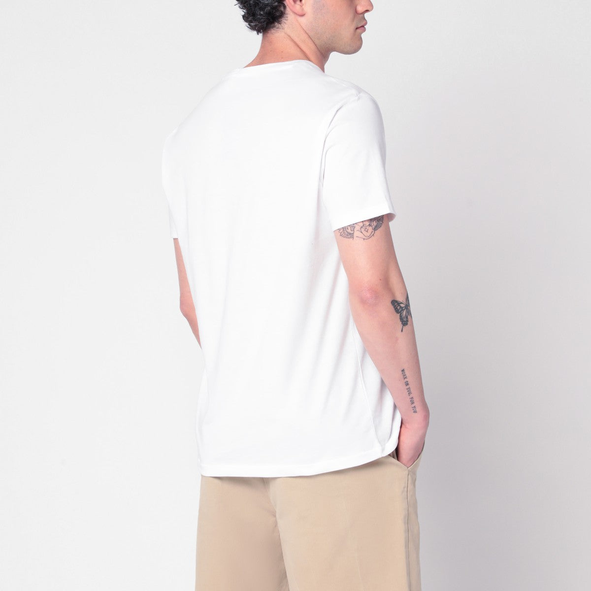 Polo Ralph Lauren Polo Ralph Lauren White Polo Bear T-shirt Custom Slim-Fit