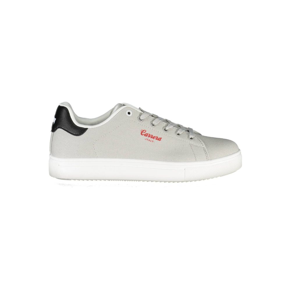 Gray Polyester Men Sneaker