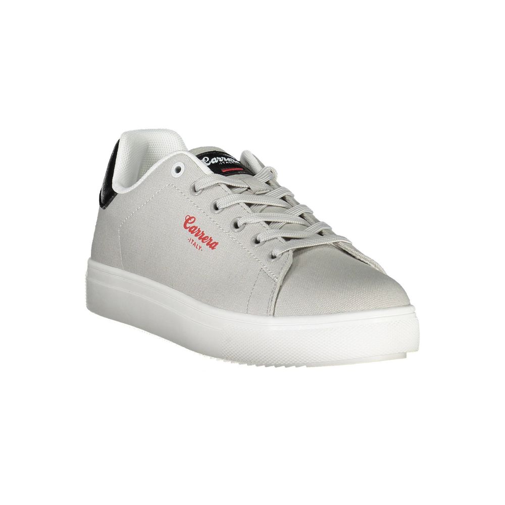 Gray Polyester Men Sneaker