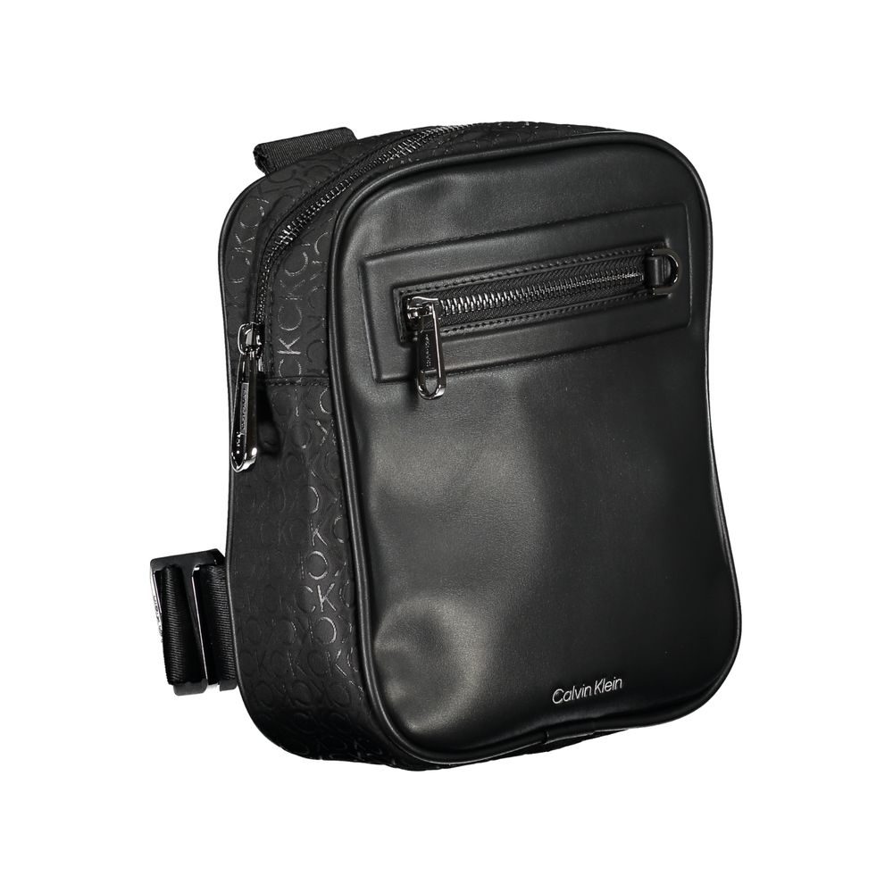 Calvin Klein Black Polyester Men Shoulder Bag