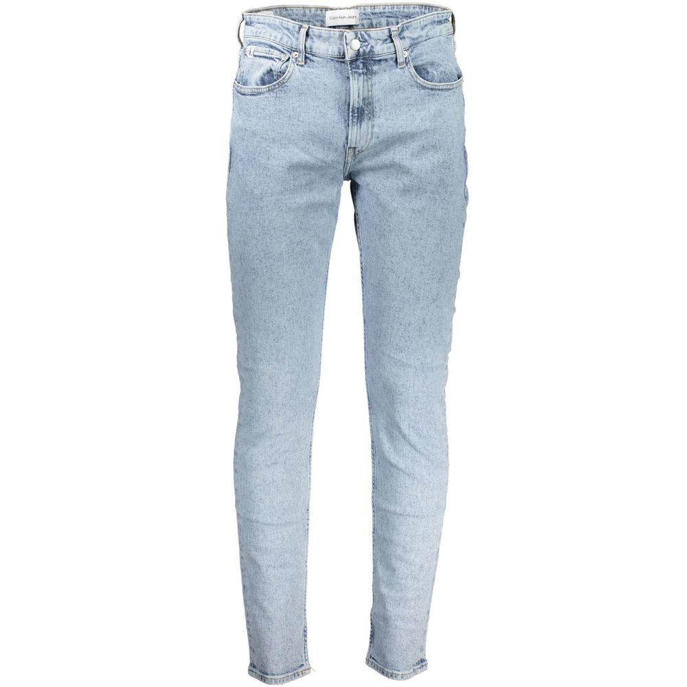 Calvin Klein Azzurro Cotton Men Jeans - Luxe Marca