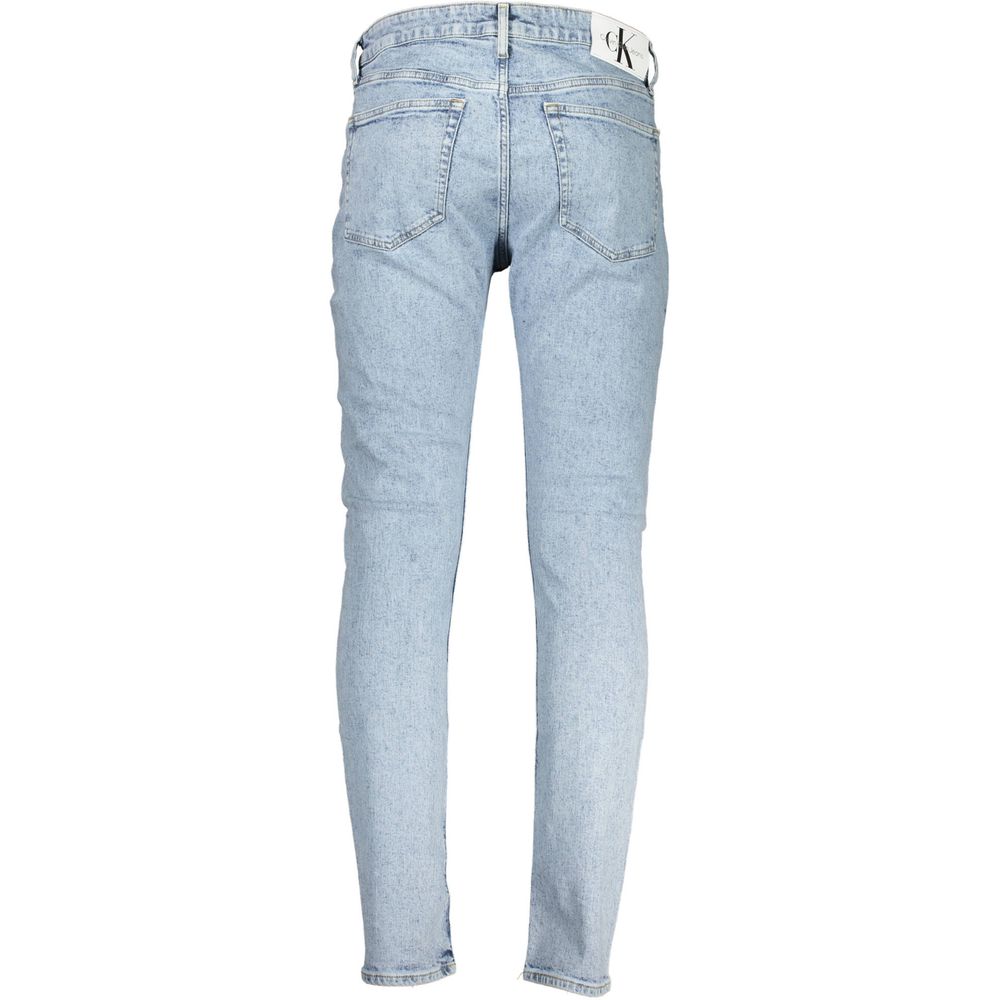 Calvin Klein Azzurro Cotton Men Jeans - Luxe Marca