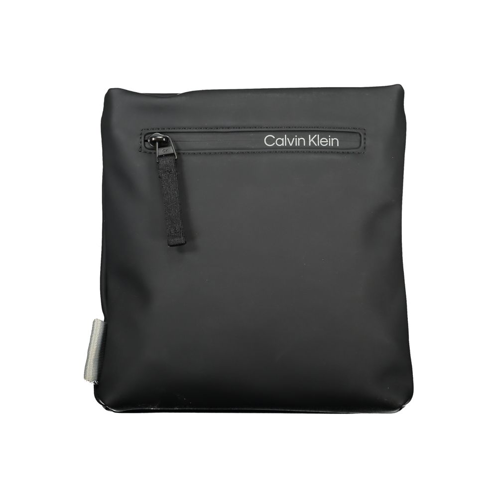 Calvin Klein Black Polyester Men's Shoulder Bag - Luxe Marca