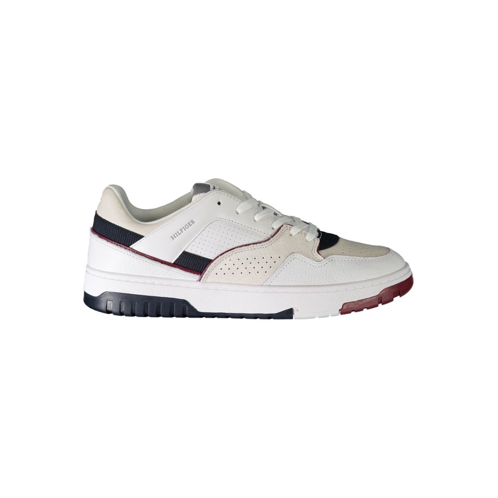 Tommy Hilfiger Bianco Polyurethane Men Sneaker - Luxe Marca
