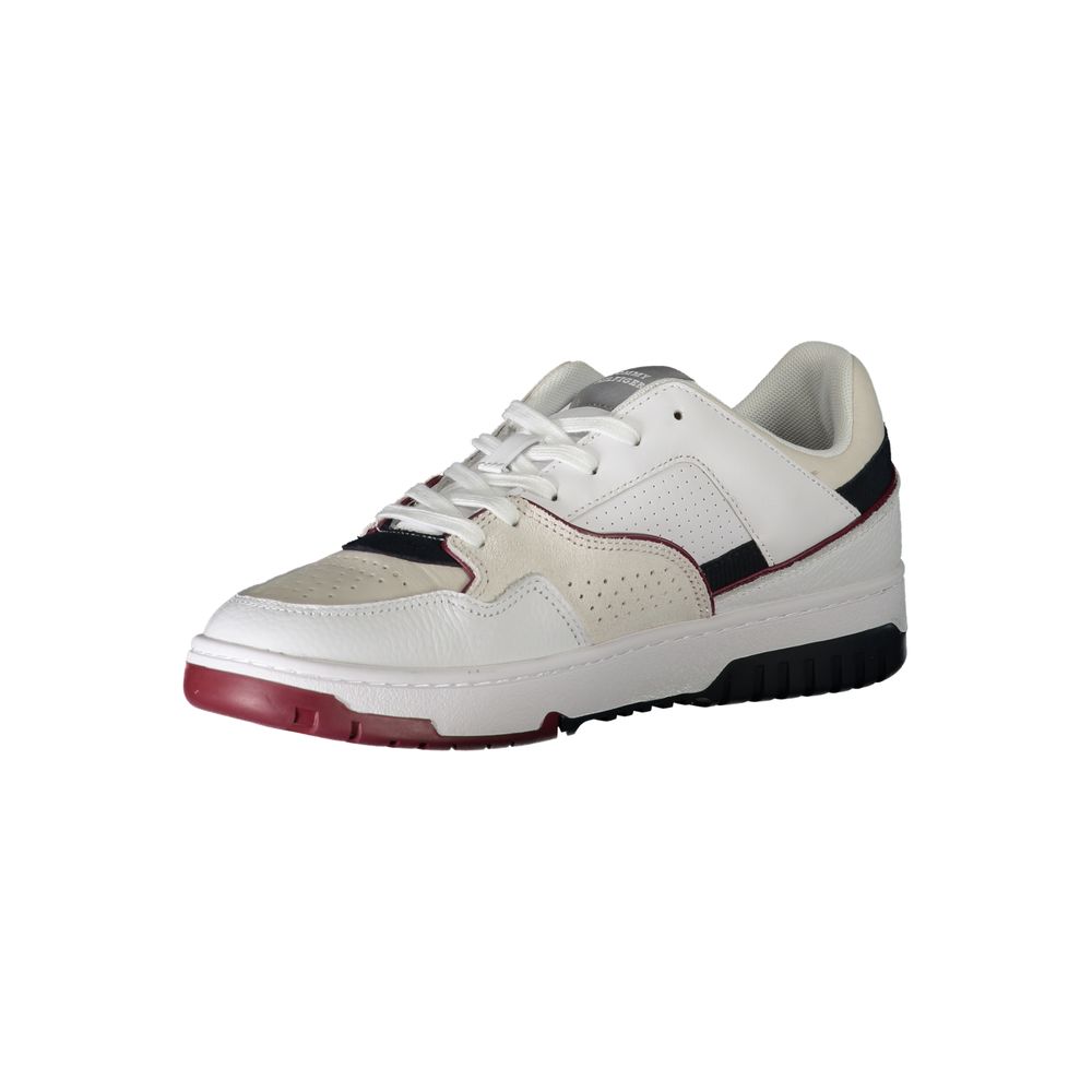 Tommy Hilfiger Bianco Polyurethane Men Sneaker - Luxe Marca