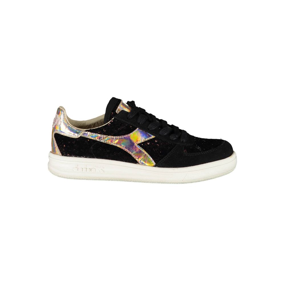 Diadora Black Leather Women Sneaker - Luxe Marca