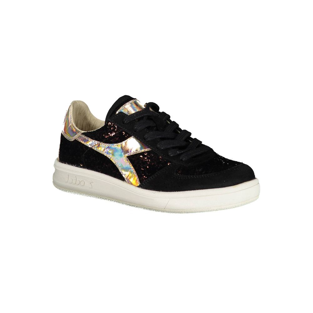 Diadora Black Leather Women Sneaker - Luxe Marca