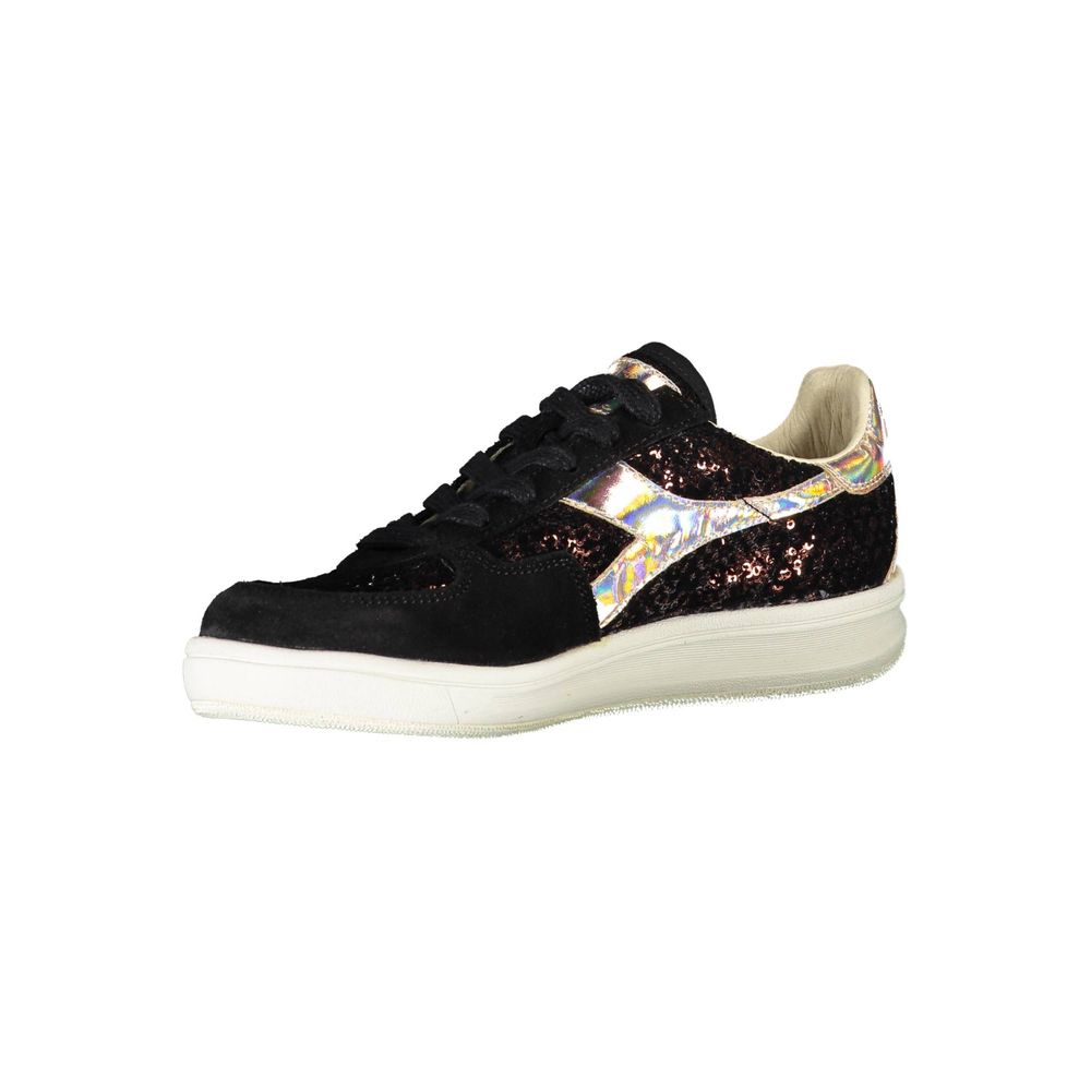 Diadora Black Leather Women Sneaker - Luxe Marca