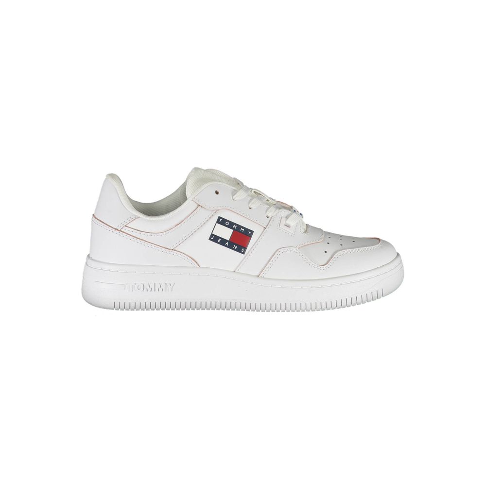 Tommy Hilfiger Bianco Leather Women Sneaker - Luxe Marca