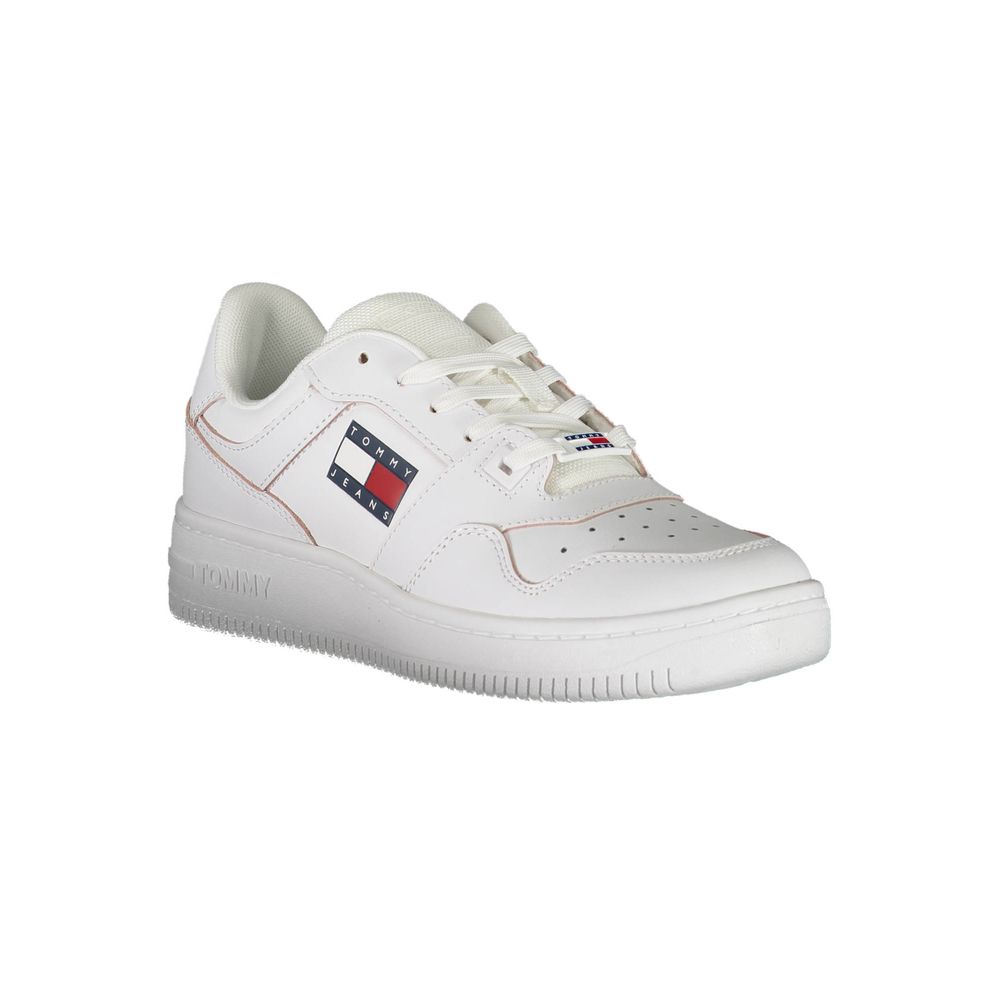 Tommy Hilfiger Bianco Leather Women Sneaker - Luxe Marca