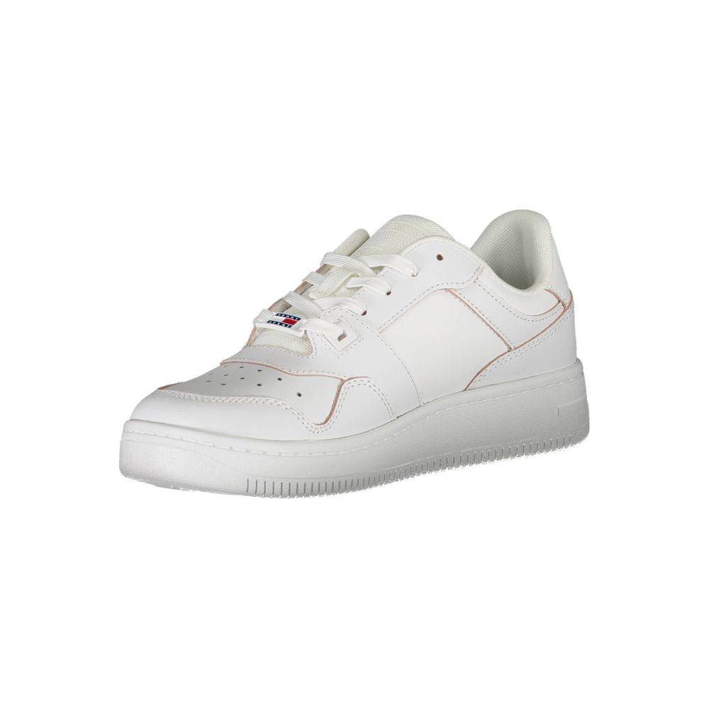 Tommy Hilfiger Bianco Leather Women Sneaker - Luxe Marca