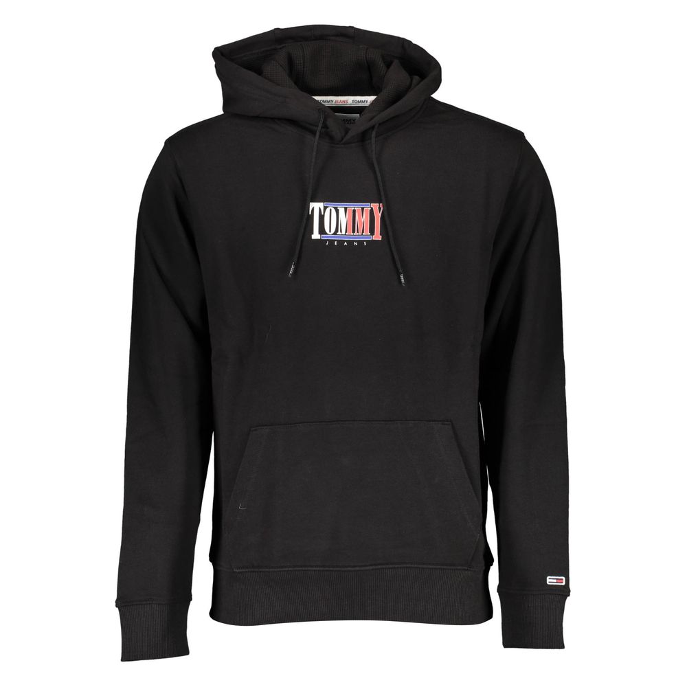 Tommy Hilfiger Black Cotton Men's Sweatshirt - Luxe Marca