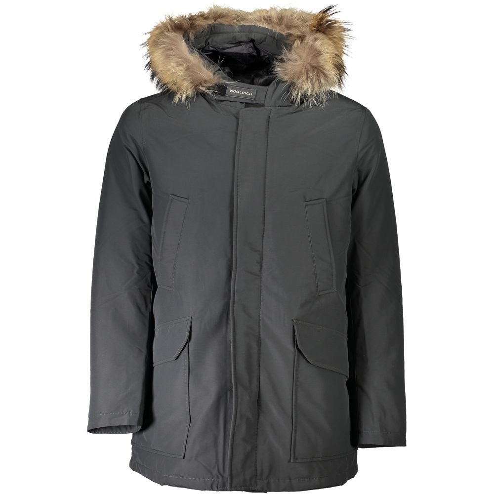 Woolrich Gray Cotton Men's Jacket