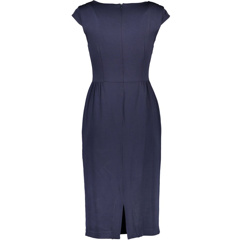 Blue Elastane Dress