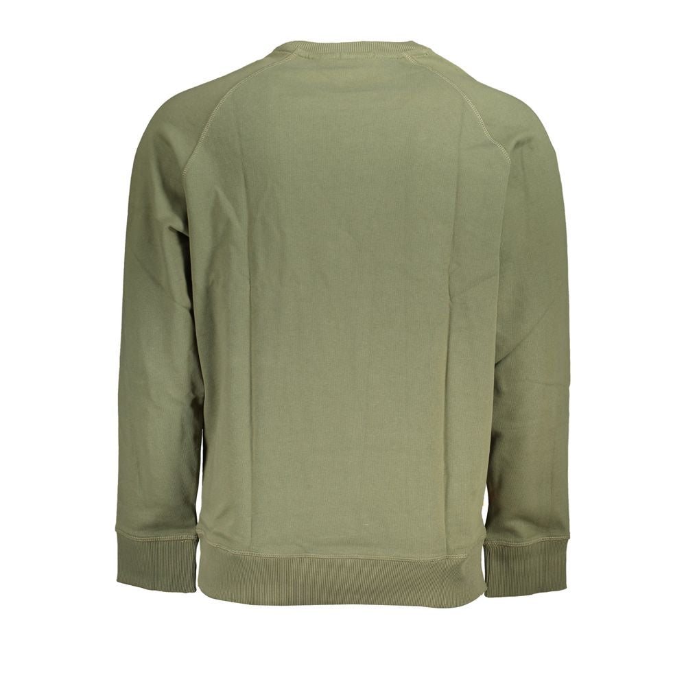 سويت شيرت Timberland Classic Green Brushed ذو الرقبة الدائرية