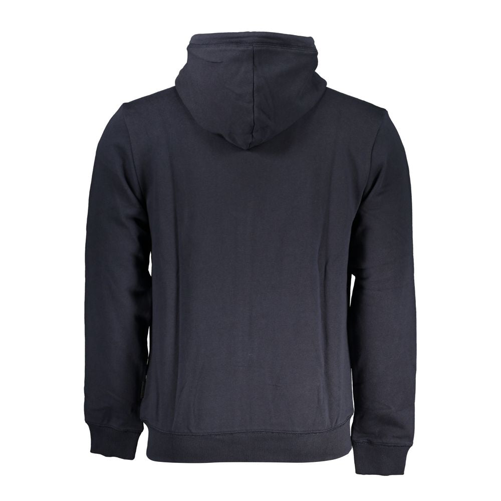 Napapijri Blue Cotton Men's Hooded Sweatshirt