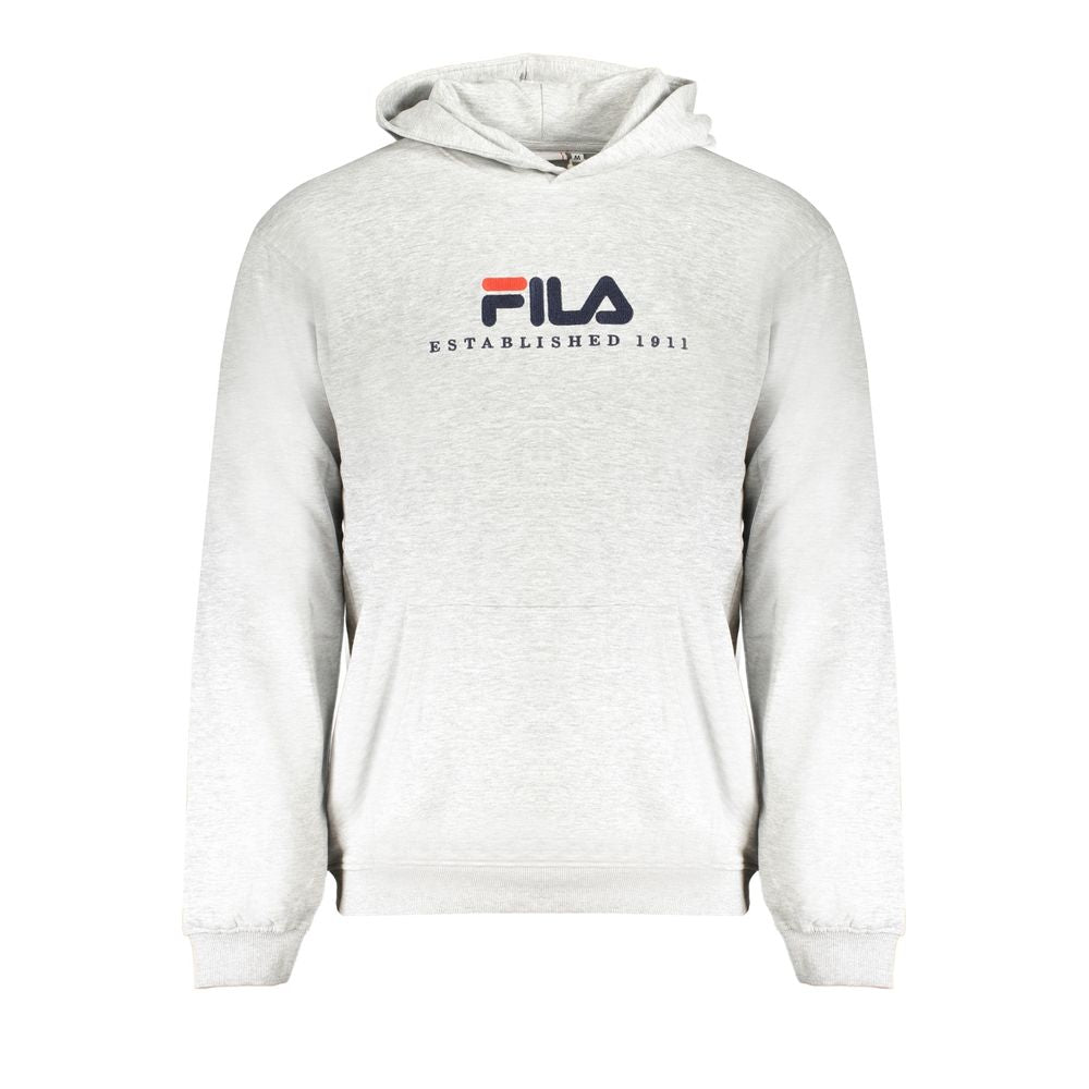 Fila Grigio Cotton Men's Hoodie - Luxe Marca
