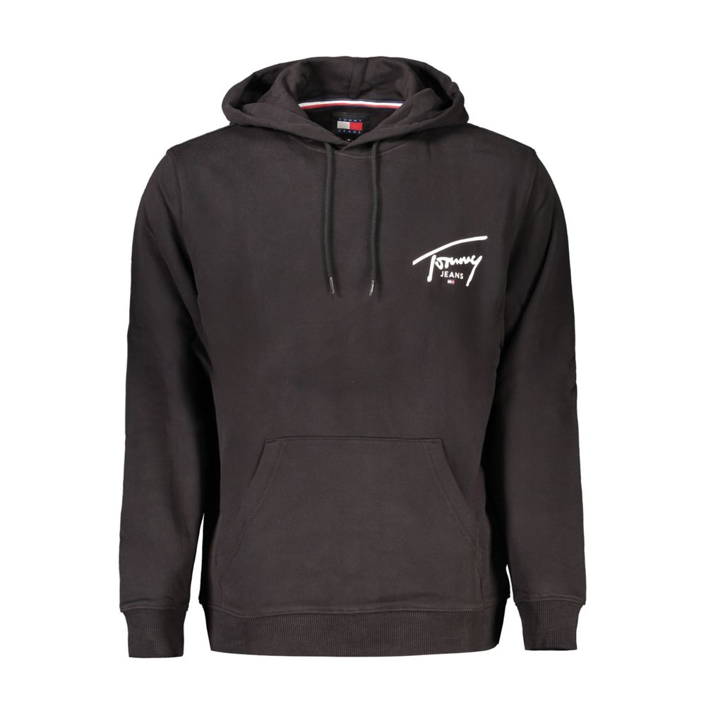 Tommy Hilfiger Black Cotton Men Sweater - Luxe Marca