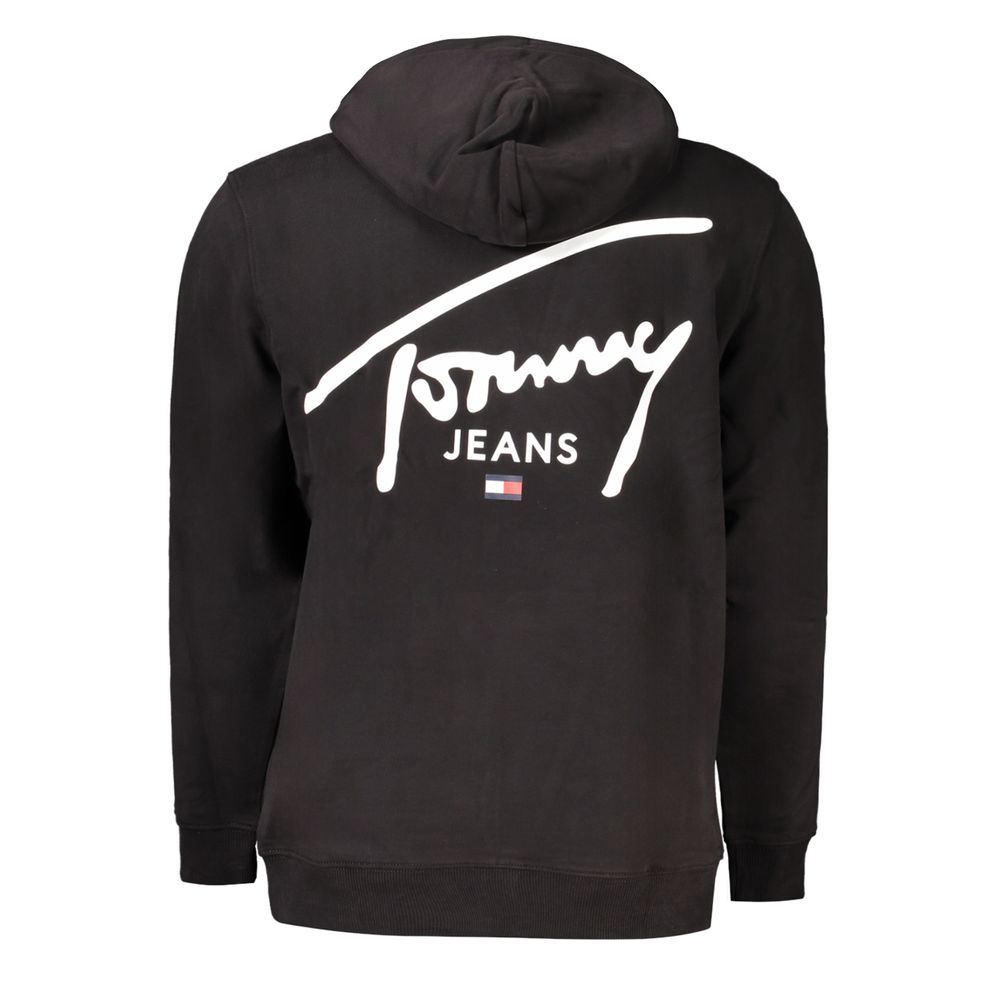 Tommy Hilfiger Black Cotton Men Sweater - Luxe Marca