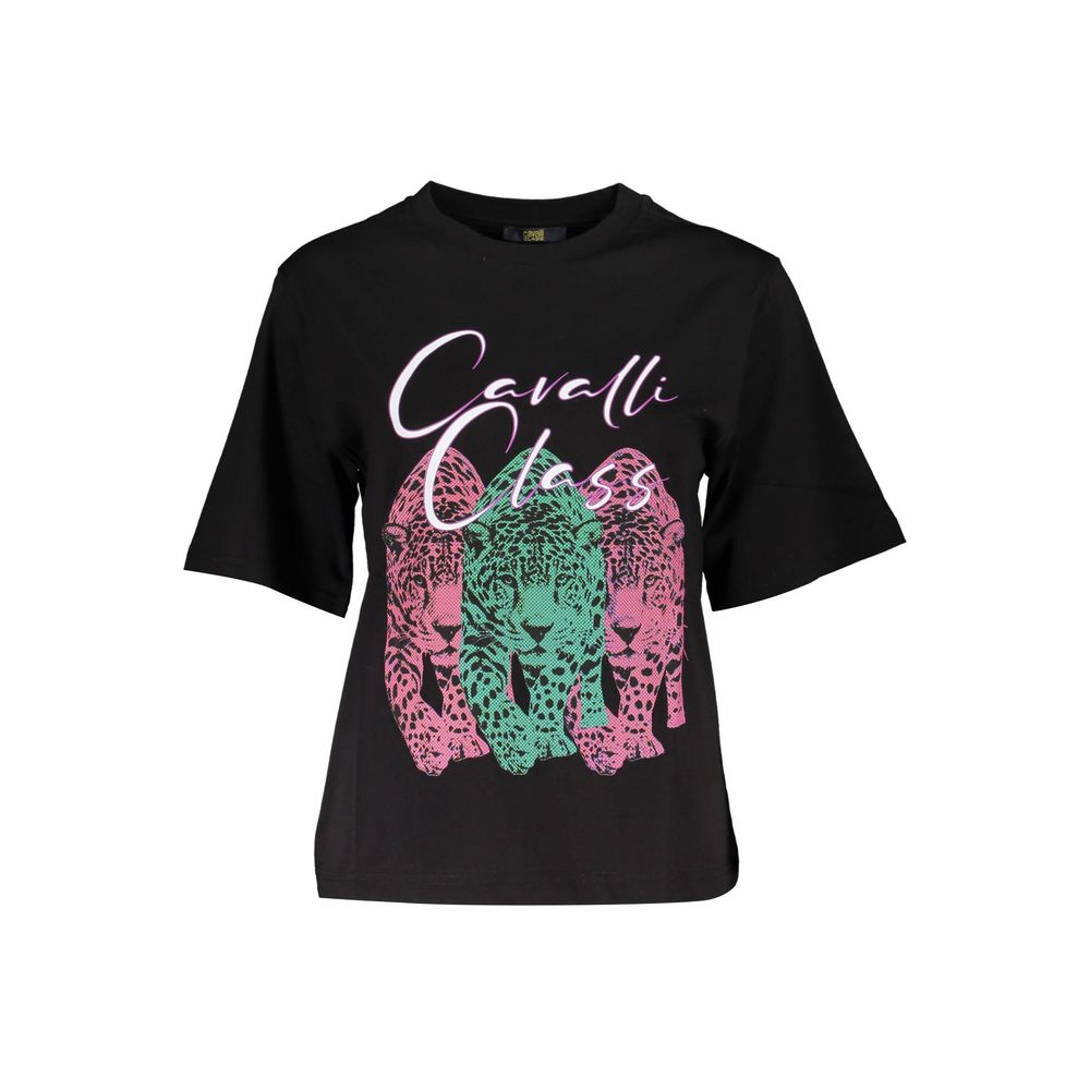 Black Cotton Tops & T-Shirt