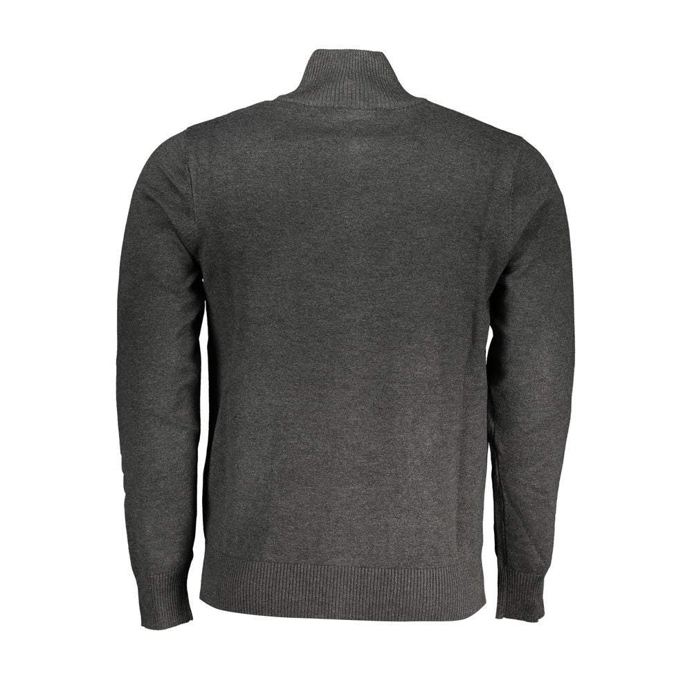 Brown Nylon Men Cardigan