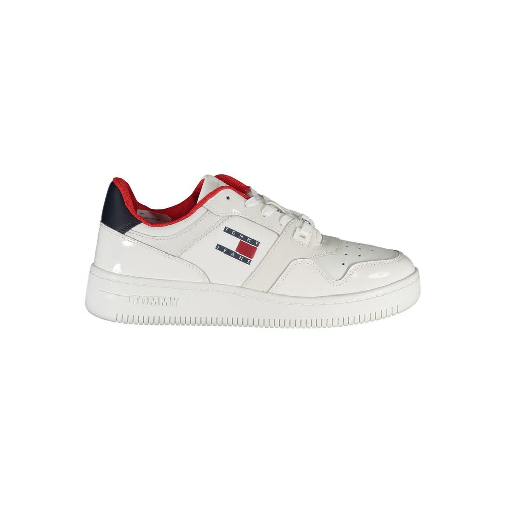 Tommy Hilfiger Bianco Leather Women Sneaker - Luxe Marca