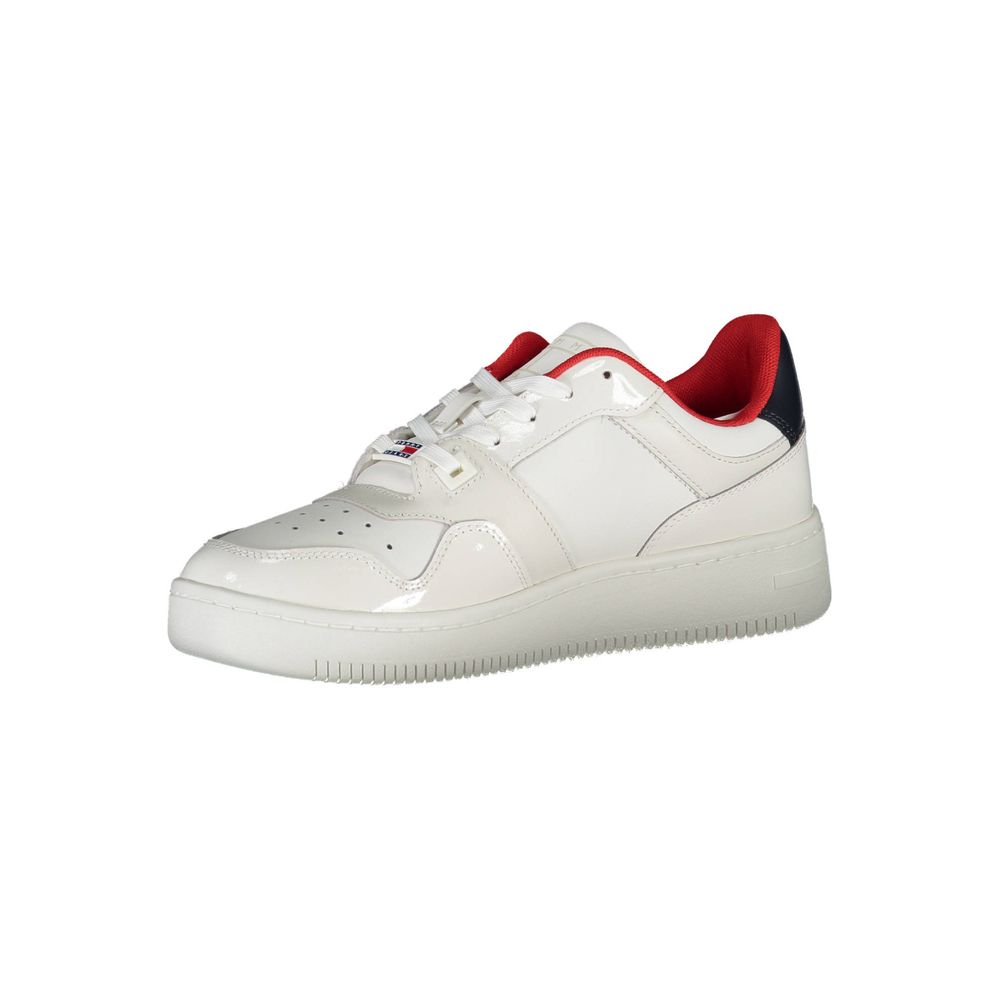 Tommy Hilfiger Bianco Leather Women Sneaker - Luxe Marca