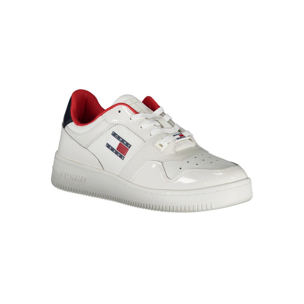 Tommy Hilfiger Bianco Leather Women Sneaker - Luxe Marca