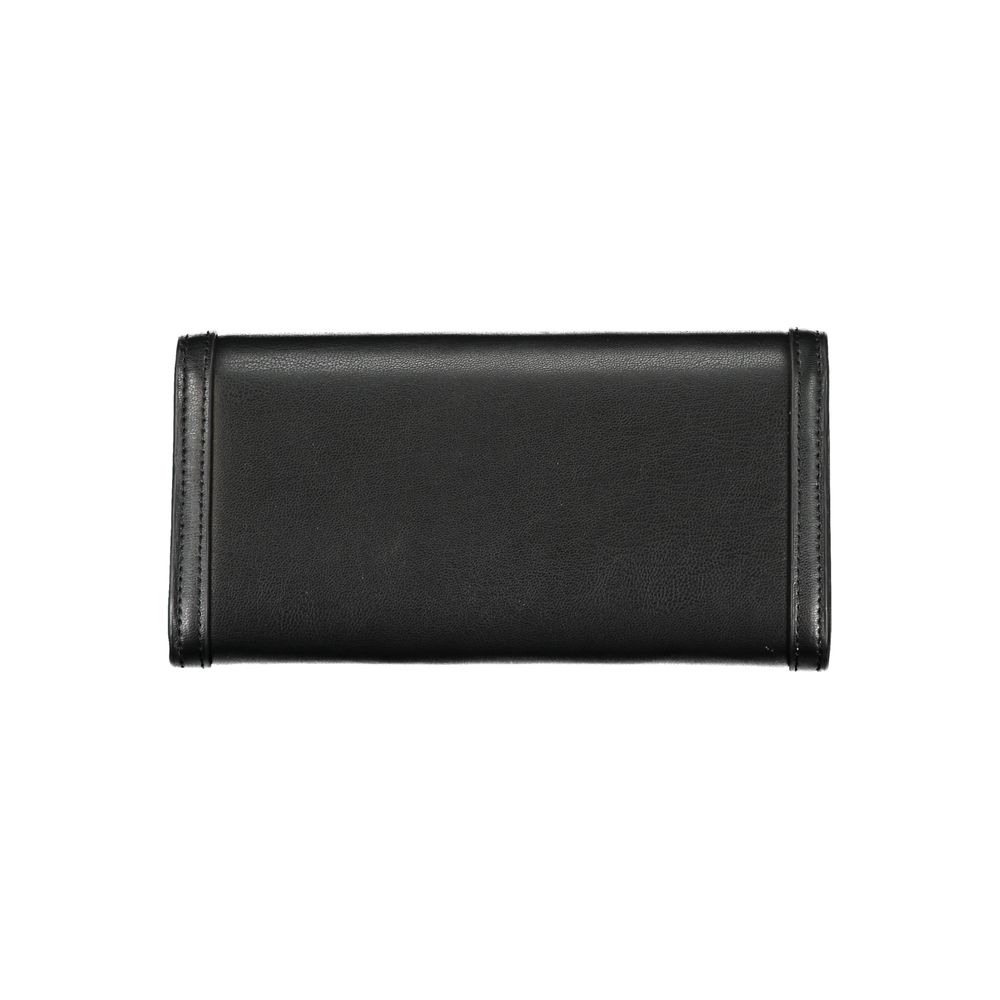 Tommy Hilfiger Elegant Black Dual-Compartment Wallet - Luxe Marca